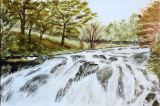 55 - Barbara Hilton 'Swallow Falls' Watercolour.JPG